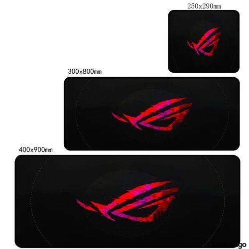 ROG ASUS-Tapis de souris de jeu en caoutchouc média,petit PC,sous-marin,accessoires de clavier de bureau,polymères d'ordinateur,ordinateur portable,mignon Mausepad,900x400 - Type ASUS0006-300x900x2mm