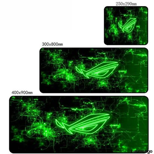 ROG ASUS-Tapis de souris de jeu en caoutchouc média,petit PC,sous-marin,accessoires de clavier de bureau,polymères d'ordinateur,ordinateur portable,mignon Mausepad,900x400 - Type ASUS0005-200x250x2mm