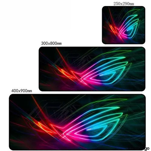 ROG ASUS-Tapis de souris de jeu en caoutchouc média,petit PC,sous-marin,accessoires de clavier de bureau,polymères d'ordinateur,ordinateur portable,mignon Mausepad,900x400 - Type ASUS0012-250x290x2mm