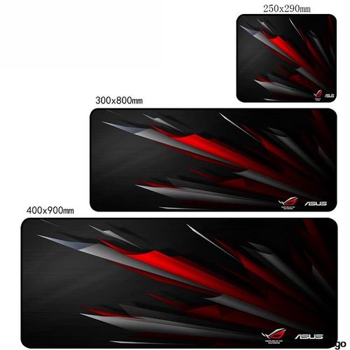 ROG ASUS-Tapis de souris de jeu en caoutchouc média,petit PC,sous-marin,accessoires de clavier de bureau,polymères d'ordinateur,ordinateur portable,mignon Mausepad,900x400 - Type ASUS0019-200x250x2mm