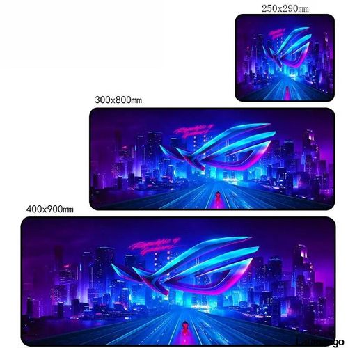 ROG ASUS-Tapis de souris de jeu en caoutchouc média,petit PC,sous-marin,accessoires de clavier de bureau,polymères d'ordinateur,ordinateur portable,mignon Mausepad,900x400 - Type ASUS0024-200x250x2mm