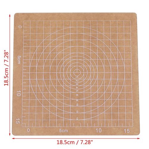 1 Pièces Bricolage Outil De Pression Carré Acrylique Transparent Timbre Pression Argile Boue Argile Ultra-Légère Outils De Plaque