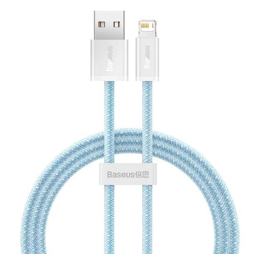 Bas192.- Câble Usb De Charge Rapide Pour Iphone,Chargeur De Téléphone Portable,Fil De Données,13 Pro 12 11 Xs Max Poly,8 7 6 6s 5 - Type Blue-1m