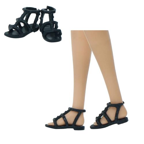 Taille 5 Paires/lot Plat Chaussures pour Poupée Barbie Plage D'été  Quotidien Porter Des Sandales Mixte 5 Couleurs Accessoires De Poupée Maison  De Poupée Enfants Jouets