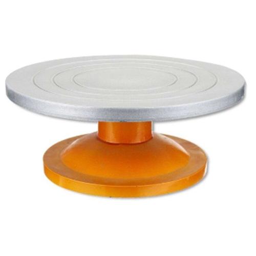 Orange - 30cm Pottery Wheel Modelling Platform Sculpting Turntable Model Making Clay Sculpture Tools Round Rotary Turn Plate Pottery Tool