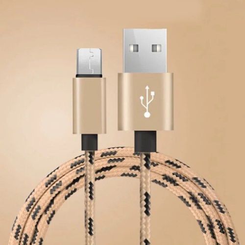 Câble Micro Usb Pour Recharge Rapide Et Transfert De Données,Cordon De Chargeur Pour Samsung Dock,Xiaomi,Tablettes,Téléphone Portable,0.2m,1m,2m,3m - Type Or-1m