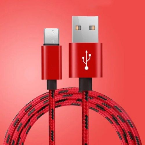 Câble Micro Usb Pour Recharge Rapide Et Transfert De Données,Cordon De Chargeur Pour Samsung Dock,Xiaomi,Tablettes,Téléphone Portable,0.2m,1m,2m,3m - Type Rouge-20cm