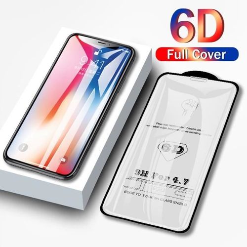 Film Protection Ecran Ultra Resistant,Vitre Hd Durete,Incassable Pour For Iphone X Xs New 6d Glass Black -Htghmb02015