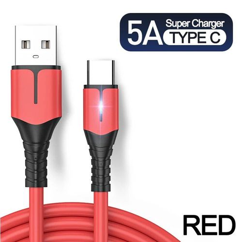 Câble De Charge Rapide Usb Type C,Chargeur Micro Usb,Câble De Cordon De Données Pour Téléphone Samsung,Xiaomi,Huawei,5a - Type Marron-0.25m-