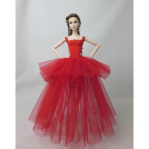 Vêtements et accessoires de soirée pour Barbie, robes de mariée princesse,  lot de vêtements, accessoires de