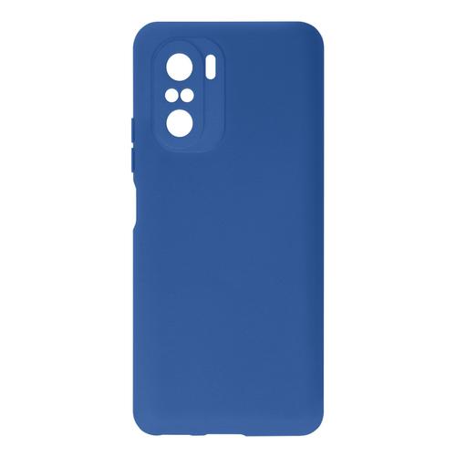 Coque Xiaomi Poco F3 Et Mi 11i Silicone Semirigide Finition Soft Touch Fine Bleu