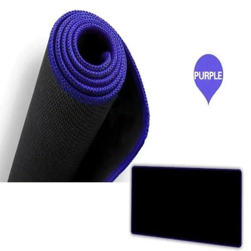 Tapis de souris d'ordinateur Gaming MousePad grand Gamer PC Tapis de bureau Clavier Pad 2mm - Type Violet-60x30cm