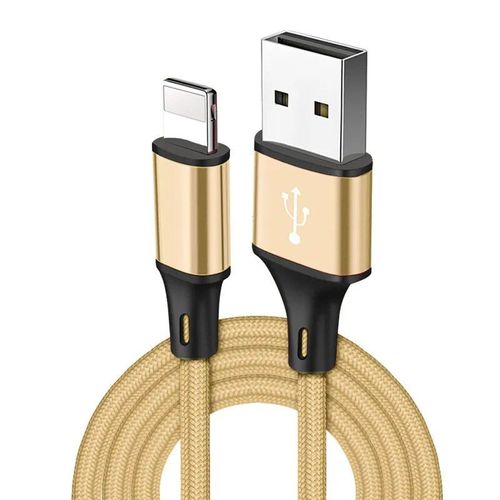Câble Usb Pour Recharge Rapide Et Transfert De Données,Cordon De Chargeur Pour Iphone 13 12 11 Pro Max 5 6 S 7 8 Plus Se Et Apple Ipad 1m 2m 3m - Type Or-2m