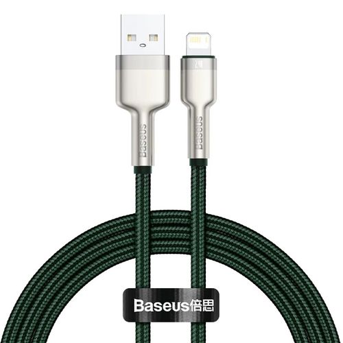 Bas192.- Câble Usb Graphite A Pour Recharge Rapide,Cordon De Chargeur Pour Iphone 14 11 12 Pro Max Xs Xr X 7 Se 8 Plus Et Ipad Air - Type Green-2m