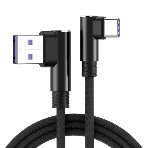 Câble De Charge Rapide Usb De Type C Pour Oppo Oneplus,Huawei P40,P30,Xiaomi Realme,Chargeur De Données Usb C,Résistant 90,7a,100w,3m - Type Black-3m