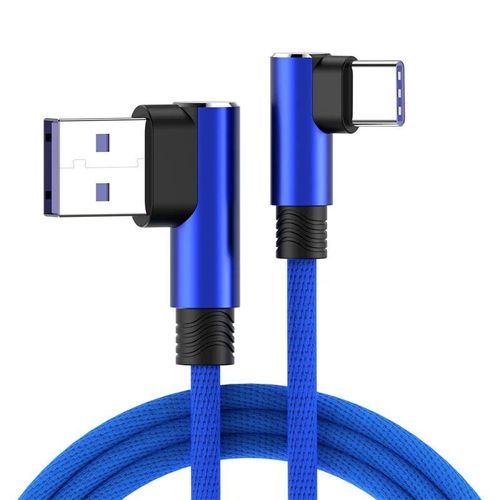 Câble De Charge Rapide Usb De Type C Pour Oppo Oneplus,Huawei P40,P30,Xiaomi Realme,Chargeur De Données Usb C,Résistant 90,7a,100w,3m - Type Bleu-1m