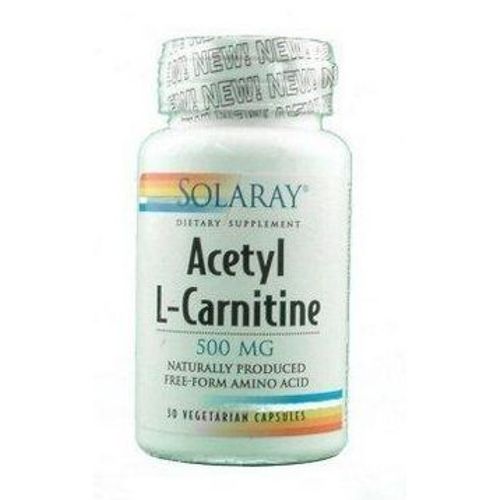 Solaray Acetyl L-Carnitina 500 Mg 30 Vcaps 