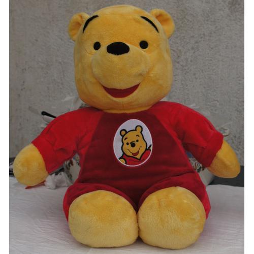 Grande Peluche Winnie L'ourson En Pyjama 54 Cm