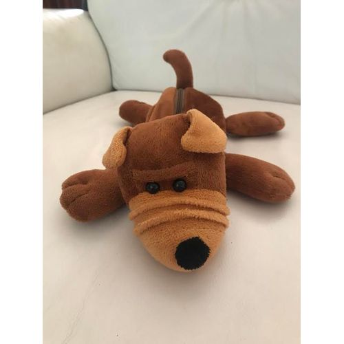 Trousse Peluche Doudou Chien Sandy 26 Cm