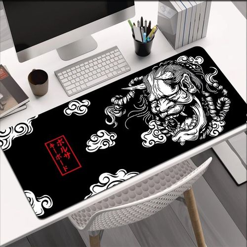 Grand tapis de souris gamer en caoutchouc,art informatique,Japon,la grande vague d'oke agawa,clavier Otaku,polymères de bureau - Type 3-1000x500x4mm
