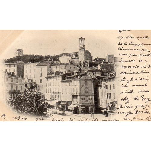 Cpa Annee 1900 Cannes - 06 - Alpes Maritimes - Le Mont Chevalier - Ecrite Le 03/11/1900 Timbre Et Cachets D'obliteration