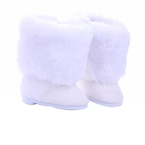 Taille B836 Chaussures De Poupée En Peluche De 7cm, Bottes De Panda De Neige Pour 18 Pouces Américains Et 43 Cm, Accessoires De Poupée De Bébé, Jouet De Notre Génération Pour Filles, Cadeaux De Noël