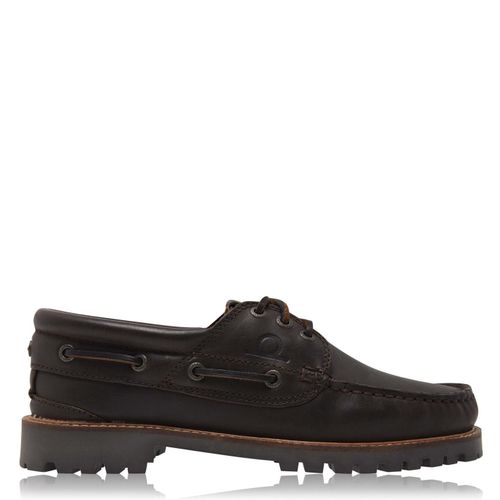 Chatham Sperrin Chaussures Bateau En Cuir Hommes Couleur Marron Foncé Taille