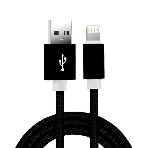 Câble De Chargeur Usb Tressé En Métal Et Nylon,Charge Rapide,Données,Iphone 14,8,7,6s Plus,X,Poly Xs,11,12,13 Pro Max,Ipad 9,1m,2m,3m - Type Black-0.25m #A