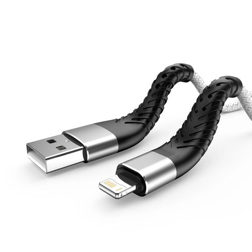 Câble De Charge Rapide Pour Iphone,Câble Usb,Ligne De Données,Chargeur 3a,Iphone 14 13 12 11 Pro Max Xs X Poly 6s 7 8 Plus Ipad - Type White-1m