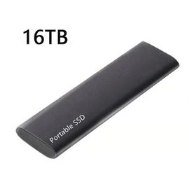 Xiaomi-Disque dur externe SSD,USB 3.1,USB Type-C,16 To,M.2,ordinateur portable,ordinateur de bureau,matin,mac,mémoire flash - Type Black16TB