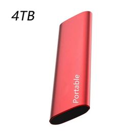 Xiaomi-Disque dur externe SSD,USB 3.1,USB Type-C,16 To,M.2,ordinateur portable,ordinateur de bureau,matin,mac,mémoire flash - Type Red4TB