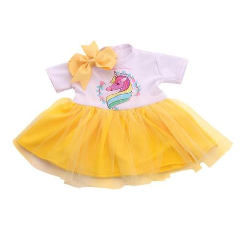 Taille N1728 Vêtements Mignons De Poupées, Et 43 Cm, Pour Nouveau-Né, Petit Poney, Licorne, Accessoires, Cadeau