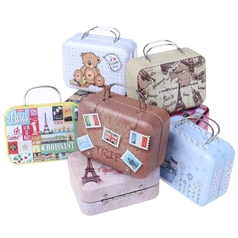 Taille 2 Mode Mtal Mini Valise Pour Poupes Jouets Miniatur... - 5