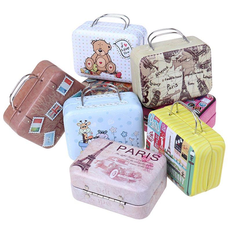 Taille 2 Mode Mtal Mini Valise Pour Poupes Jouets Miniatur... - 6