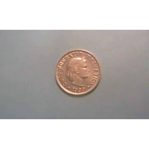 Suisse,5 Centimes 1939 B