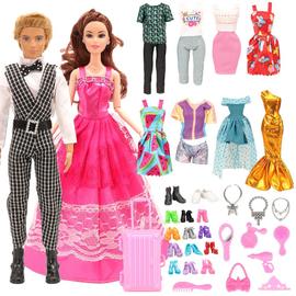 Barbie garde-robe ultime avec accessoires rose - Maison de poupée - Achat &  prix