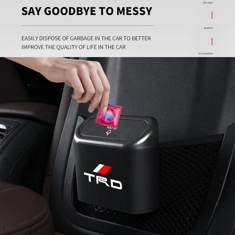 Mini Poubelle De Voiture Pour Toyota Trd Cortrustcamry Rav4 ... - 3