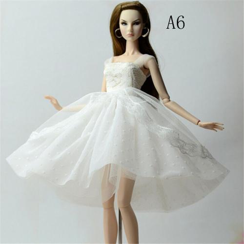 Taille Style 5 Robe Élégante Pour Poupée Barbie, Tenue De Soirée, Petite Robe Noire, Vêtement Pour Poupées Articulées Bjd 1/6, Joli Cadeau, 1 Pièce,