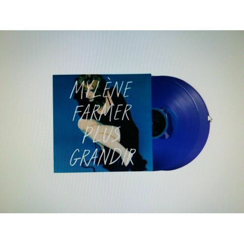 Mylène Farmer - Plus Grandir Vinyl Best Of 1986-1996 Double Vinyl Lp Bleu Rare