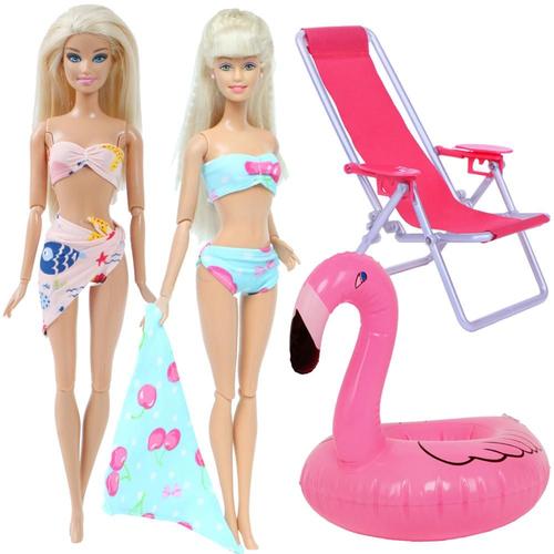 Barbie plage, maillot de bain 1pièce pour poupée barbie, vêtement de plage  N 6