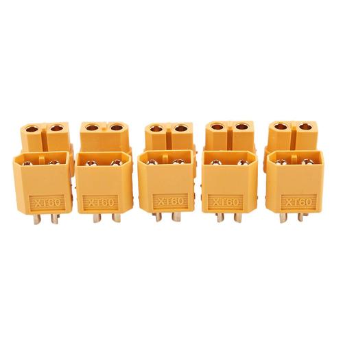 5 X Paires Rc Xt60 Mâle Et Paire Connecteur De Batterie + Thermorétractable