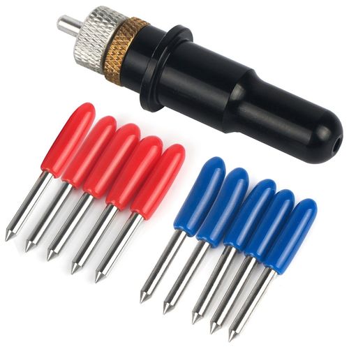 1 Pièce Porte-Lame Noir Couleur +5 Pièces 45 + 5 60 Degrés Affiner Rabbit Redsail Cutter Traceur Lames de Coupe