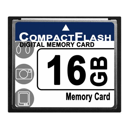 Professional Carte Mémoire Compact Flash 16 Gb (Blanc & Bleu)