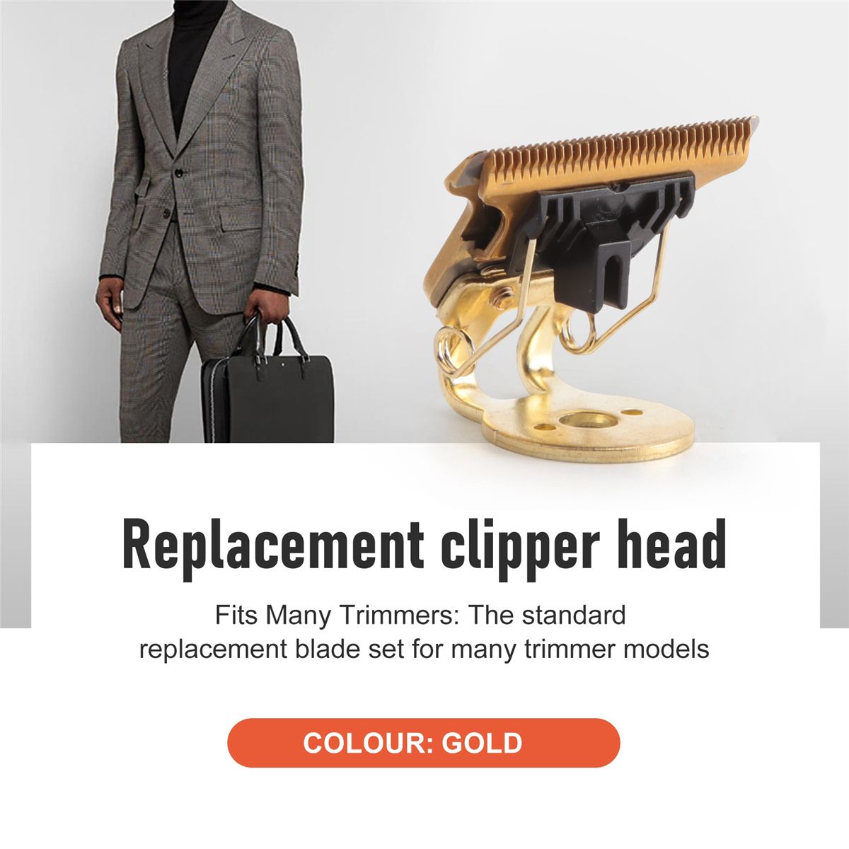 Lame de Tondeuse  Cheveux en Forme T avec Support T9 TTe R... - 3