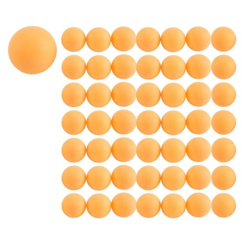 Paquet De 50 Balles Ping-Pong Qualité Supérieure Balle Table Formation Avancée Légères Durables Sans Couture Orange