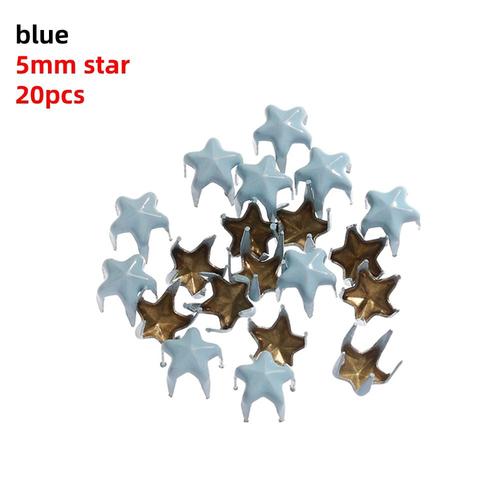 Taille Blue \ T5mm Star Mini Boucle En Métal Pour Poupée, Lot Deperles Rondes, Marteau À Griffes, Super Petites Boucles Pour Bricolage, Vêtements, Accessoires