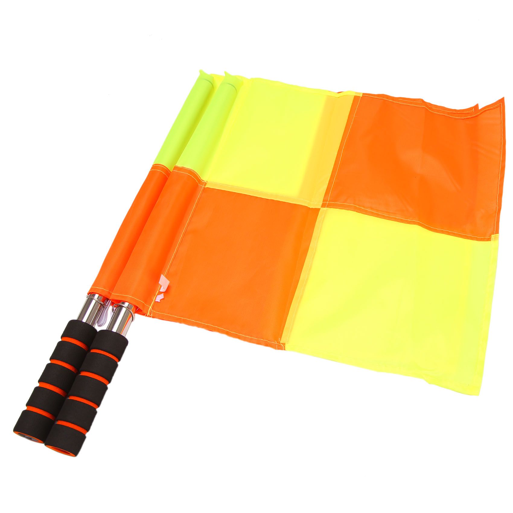 Drapeaux D'arbitre De Football Avec Sac Transport Juge Ligne...