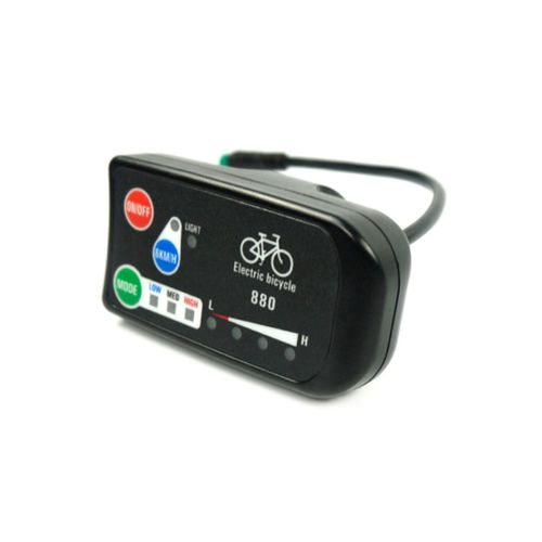 Affichage De Vélo Électrique 36v 48v Panneau Commande Ligent Lcd Led880 Contrôleur Étanche Pour Kt