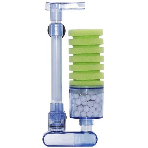 Filtre D'aquarium,D'éponge Biochimique Pour Aquarium Ultra Silencieux Pompe À Air D'aquarium Filtres D'éponge Mousse De Double Chute D' Fry Xy-2881