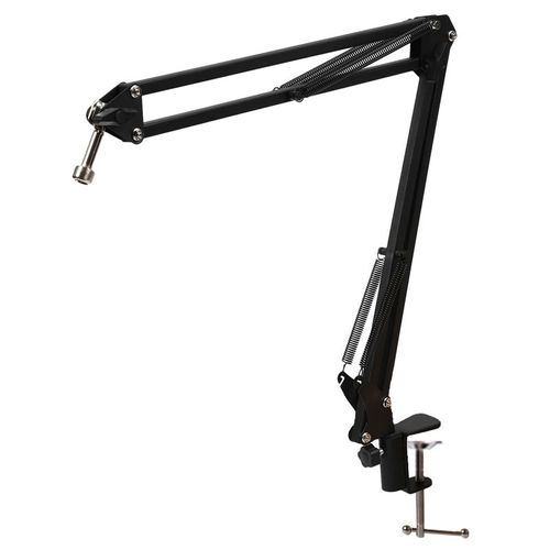 Support De Bras Ciseaux Microphone 75cm Haut Suspension Table Pour Usb Pro Bleu